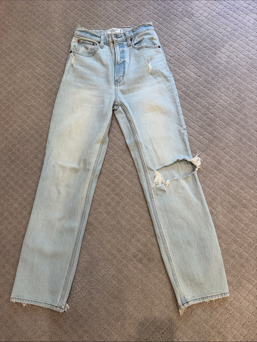 Abercrombie 90s Straight Ultra High Rise - 25/0S